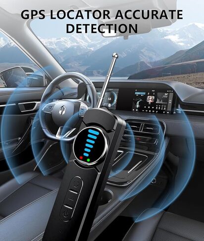 Upgraded Hidden Camera Detector - AI-Powered Anti-Spy Device, GPS Tracker & Bug Detector, Portable RF Signal Scanner for Hotels, Travel in Kuwait