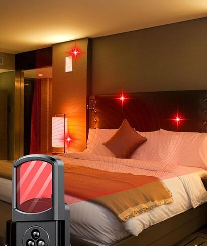 Upgraded Hidden Camera Detector - AI-Powered Anti-Spy Device, GPS Tracker & Bug Detector, Portable RF Signal Scanner for Hotels, Travel in Kuwait
