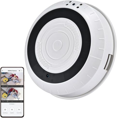 1080P HD Hidden Camera, Dual-Lens WiFi Security Camera with Motion Detection, Night Vision, Loop Recording for Home Office Surveillance (1 PCS) in Saudi Arabia