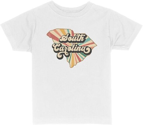 Retro South Carolina Toddler Kids T-Shirt in Saudi Arabia