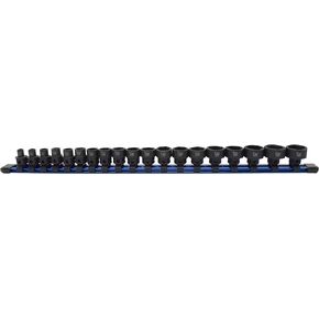 Astro Tools 78319 19pc 3/8" Drive 6-24mm Low Profile Nano Impact Socket Set - No Skips