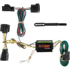 Curt Manufacturing 55414 Vehicle-Side Custom 4-Pin Trailer Wiring Harness,Fits Select Jeep Commander,Except Rocky Mountain Edition ,Black