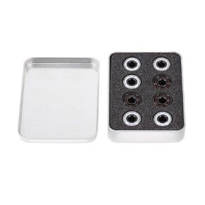 16pcs/Set Ceramic Bearings Inline Roller Skate High Speed 608 Bearings Single Side Shield Ceramic Balls Thickness 7mm / 0.27"