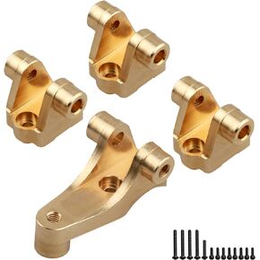 Upgraded Heavy Duty Brass Front and Rear Axle Rod Shock Mount for TRX-4 1/10 RC Crawler Upgrades Replacement Parts