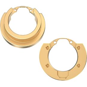 COOWOO Brass Outer Portal Drive Housing, 3.16oz Weight Front & Rear Steering Knuckle Counterweight Upgrades for TRX-4 TRX-6 - Set of 2 Replace 8251