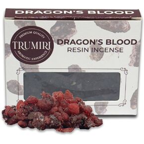 Resin Incense - Natural Tree Gum Sap - 6x30g Variety Pack Including Frankincense and Myrrh Copal Benzoin Dragon's Blood Damar