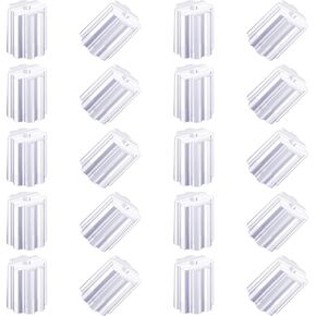 Outus 500 Pcs Earring Backs for Studs Soft Earring Stoppers Earring Backings Clear Ear Safety Back Pads Replacement for Earring Hoops Fish Hook Jewelry Accessories