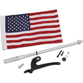 Show Chrome Accessories (41-203L) Trunk Mount Flag Pole for Can-Am RT/F3