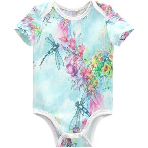 Cute Roosters Unisex Baby Bodysuits Chickens Newborn Short Sleeve Summer Jumpsuit Boy Girl 3M