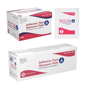 Dynarex 1505 Adhesive Tape Remover Pad, Pack of 1000