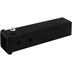 Universal Trailer Hitch Receiver Tube, 2 Inch x 6 Inch Weld-On Raw Steel Trailer Hitch Adapter for Towing with Tractor Bucket, RV, UTV, and Truck, High Grade Steel (6" Receiver Tube)