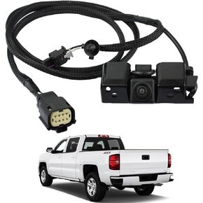 Car Park Assist Camera Compatible with 2016 2017 2018 2019 Chevrolet Silverado 1500 2500 3500 GMC Sierra 1500 2500 3500 Rear View Backup Camera Replaces# 84062896 23363727