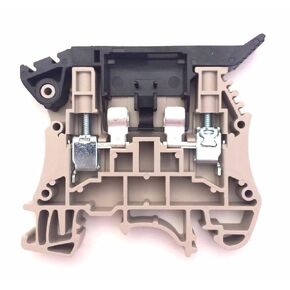 Dinkle DK4-TF(5x20) DIN Rail Terminal Block Fuse Holder UL 300V 16A 12-24AWG, Pack of 50