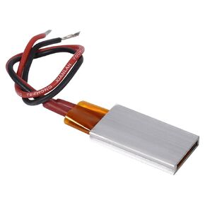 PTC Heating Element AC DC 12V Aluminum Shell Ceramic Heating Plate Temperature Ceramic Thermostatic Applicable Miniature Heating(220℃ 5—28W)