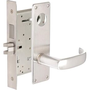 CORBINRUSSWIN ML2065-PSN-626-LC 626 Satin Chrome, Lever PSN Princeton, Dormitory/Exit, Steel; Stainless Steel; Brass in Kuwait