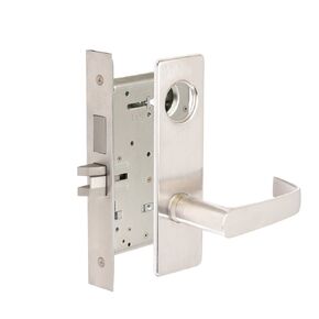 CORBINRUSSWIN ML2024-NSM-626-LC 626 Satin Chrome, Lever NSM Newport, Entrance/Entry/Office, Steel; Stainless Steel; Brass
