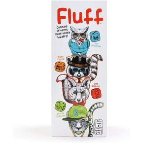 Bananagrams Fluff Rolling Dice Game - Family Game with Cups Like Liars Dice in Saudi Arabia