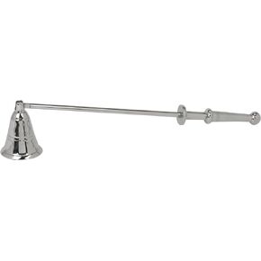 Biedermann & Sons Polished Nickel Candle Snuffer, 9.5-Inch, Tan