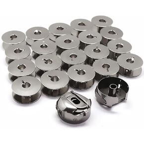 YEQIN 2Pcs Bobbin Case #9076 and 20Pcs Bobbins #9033 Compatible with PFAFF 138 234 238 331 333 335 437 438 439 460 463 480 Sewing Machine.