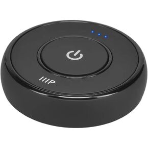 جهاز استقبال بلوتوث مونوبرايس مع ميكروفون، يمكنك بث الصوت من هاتفك أو مصدر صوت بلوتوث آخر إلى الأجهزة التي لا تعمل بتقنية البلوتوث، أسود صغير in Kuwait