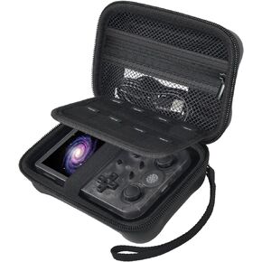 حافظة صلبة متوافقة مع RG353V/ لـ RG35XX/ لـ RG35XX Plus/ لـ RG353VS/ لوحدة التحكم في الألعاب المحمولة باليد R36S، صندوق منظم تخزين الألعاب المحمول باليد لمحاكاة كلاسيكية صغيرة فقط in Kuwait
