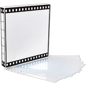 UniKeep Photo Film Negative Storage Album - Includes 20 Pages with 140 Pockets for Holding 35mm Negatives