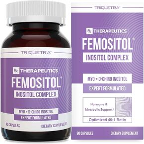 Inositol Supplement Powder | Myo-Inositol & D-Chiro Inositol Complex - Clinically Validated 40:1 Ratio (Vitamin B8) | Hormonal Balance & Healthy Ovarian Function Support (90 Capsules – 30 Servings)