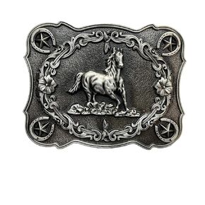 Western Belt Buckle Silver Belt Buckle for Women Cowgirl Country USA