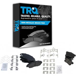 TRQ Front & Rear Ceramic Disc Brake Pad Kit for 2012 Honda Civic EX New