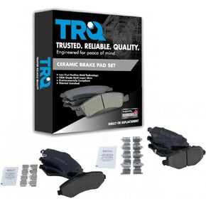 TRQ Front & Rear Ceramic Disc Brake Pad Kit for Chrysler Dodge Ram VW New
