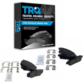 TRQ Front & Rear Ceramic Disc Brake Pad Kit for Buick Cascada Cadillac ELR New