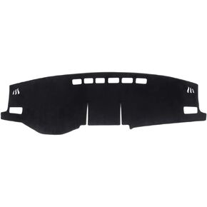 Powerty Compatible with Dashboard Cover Toyota RAV4 2024 2023 2022 2021 2020 2019 Dash Cover Carpet Sunshield Protector Black Without HUD(Head-up Display)