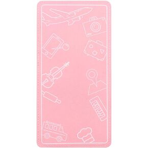 Flying Flex Flap Cell Phone Holder Flexible Phone Holder Tablet Stand Holder Flight Airplane Travel Essential Accessories for Most Smartphones, Tablets(Pink)