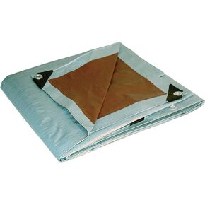 8X10 Multi-Purpose White Heavy Duty DRY TOP Poly Tarp (8'x10')