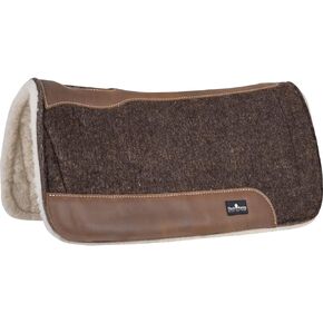 Classic Equine Blended Felt Saddle Pad with Fleece Bottom, 3/4-inch Thick, 30-inch x 30-inch
