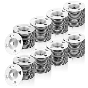 Foam Board Fasteners Washers, 220 Pcs Washers for Installation of Foam Board Panels, 1-1/4 Inch Metal Washer Galvanized Steel for Fixing Fastening Installation