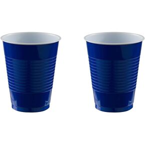 New Pink Plastic Cups (Pack of 20) - 18 oz. - Versatile Drinkware for Indoor & Outdoor Parties, Weddings, Birthdays, Celebrations & More