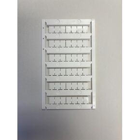 Dinkle TM49W (TM28W Replacement) DIN Rail Terminal Block Marking Tags Labels Pack of 10 for DK6N, DK10N, DK16N, DK35N, DK6, DK10, DK16, DK6N-PE, DK10N-PE, DK10-PE, DK16-PE, DK4-TF(5X20), DK4N-TF(5X20)