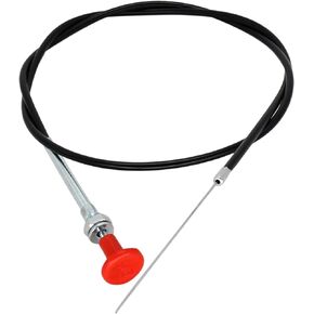 Fuel Stop Shut Off Cable E5NN9C331EA Compatible with Ford New Holland Tractor 2000 2600 3000 3600 4000 4600 5000 5600 6600 7000 7600 8000 8600 9000 9600 Replace C5NN9C331H 83954545