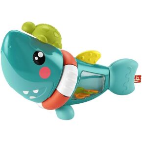 Fisher-Price Paradise Pals Busy Activity Shark, Interactive Toy Multicolor with Fun Sounds for Baby & Toddlers Ages 6+ Months.