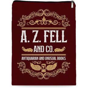 TV Show Inspired Book Sleeve, Co Antiquarian and Unusual Book Sleeve TV Show Gifts Fandom Lovers Book Cover (Red-1117)
