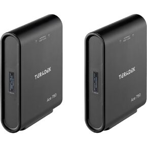 مجموعة جهاز إرسال واستقبال HDMI اللاسلكي Teradek Ace 750 4K، تردد 6 جيجا هرتز، 4Kp30 10bit HDR، نظام شاشة 4K لاسلكي بدون تأخير، التقاط الفيديو، نطاق 750 قدم