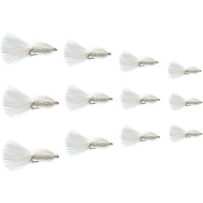 Fly Fishing Flies | Woolly Bugger Flies, 12pc Flies for Fly Fishing | Trout Flies and Bass Flies | 4 Size Fly Fishing Assortment | Streamer Flies in Saudi Arabia