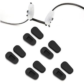 Eyeglass Nose Pads Covers Slip-on Silicone Glasses Nose Pad Anti Slip Soft Nose Pads for Eyeglasses Repair Kit
