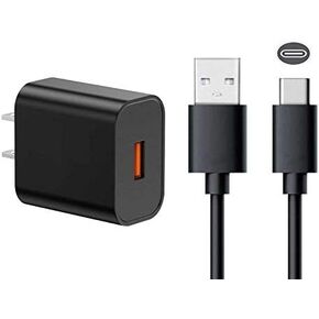 Fast Power Charger, 6FT USB-C Type C Charge Cable Cord Wire & AC Wall Adapter, for Late 2019 & Newer Generation Fire HD 8 10 & Kids Tablets (NOT Compatible with Old Fire Tablets)
