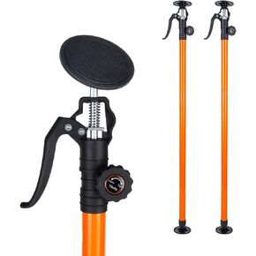 Adjustable Support Pole, Cabinet Jacks for Installing Cabinets, Telescoping Support Poles Range from 19.29'' to 43.30'' Third Hand Tool for Installation, 132 LB Capacity, 2 Packs