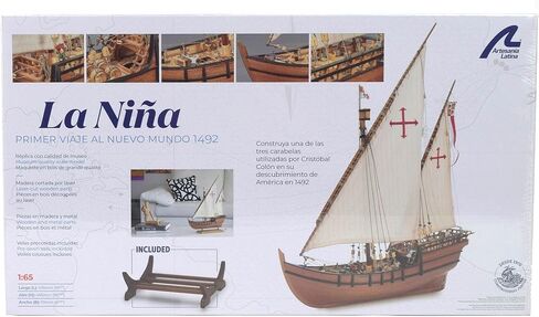 - مجموعة نماذج السفينة الخشبية - كارافيل إسباني من اكتشاف أمريكا، لا نينيا - موديل 22410، مقياس 1:65 - نماذج للتجميع - المستوى المتوسط in Kuwait