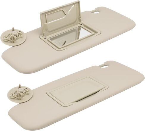 Driver Left Side Sun Visor Replacement Compatible with Chevy Sonic 2012-2019 Spark 2013-2016 Replacement Number P95327509 Colour Gray in Kuwait