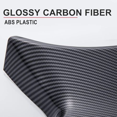 4PCS Door Sill Protector Glossy Carbon Fiber Pattern ABS for Tesla Model 3 2018 2019 2020 2021 2022 2023, Front Rear Door Entry Guard Decoration Scuff Plate Accessories in Saudi Arabia