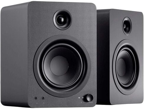 Monoprice DT-5BT 60-Watt Multimedia Desktop Powered Speakers - Class AB, Bluetooth 5.0, 5.25 Inch Woofer, 0.75 Inch Tweeter, For Home, Office, Gaming, or Entertainment Setup in Saudi Arabia